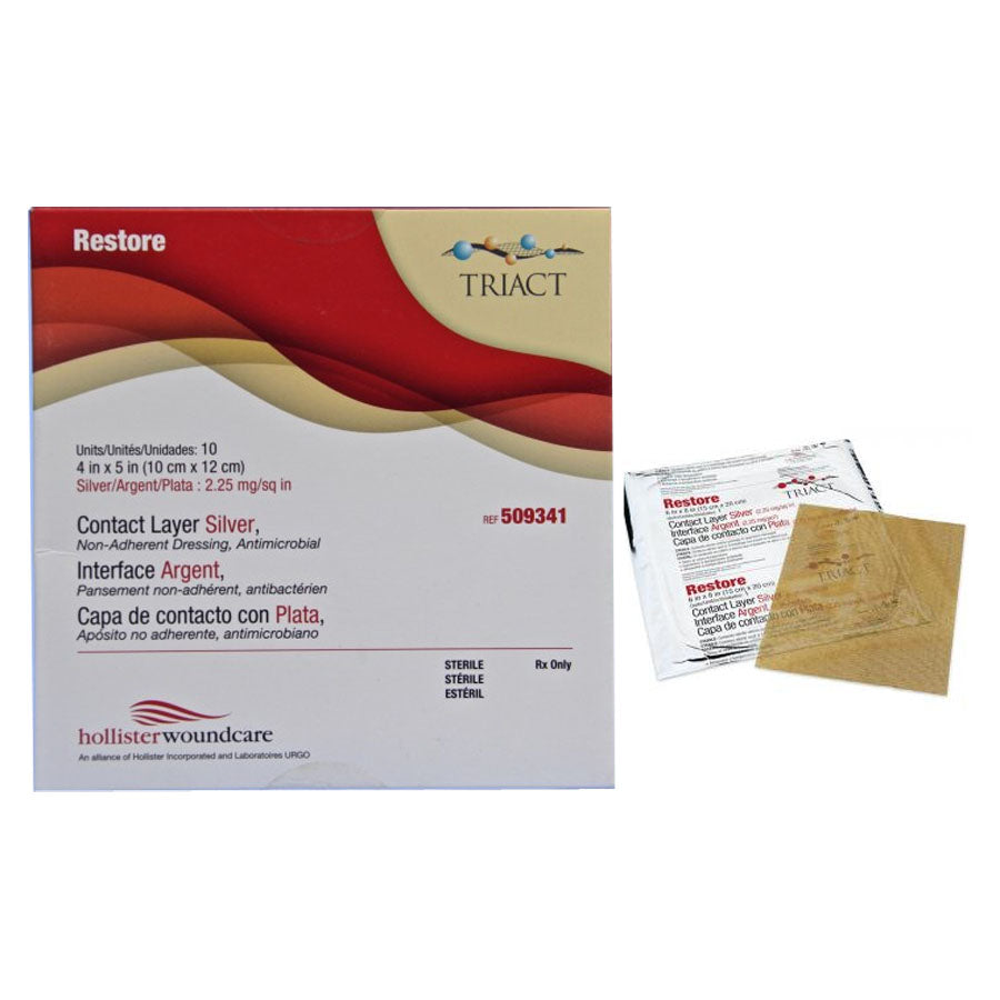 silk route dress Restore Silver Wound Contact Layer Dressing, 6 x 8 Inch