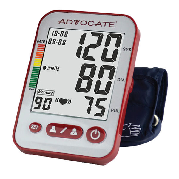 Advocate Upper Arm Blood Pressure Monitor with Large Cuff