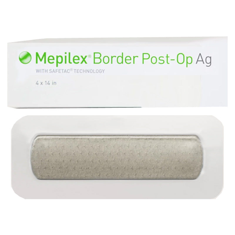 Mepilex Border Post Op Ag Foam Dressing, 4