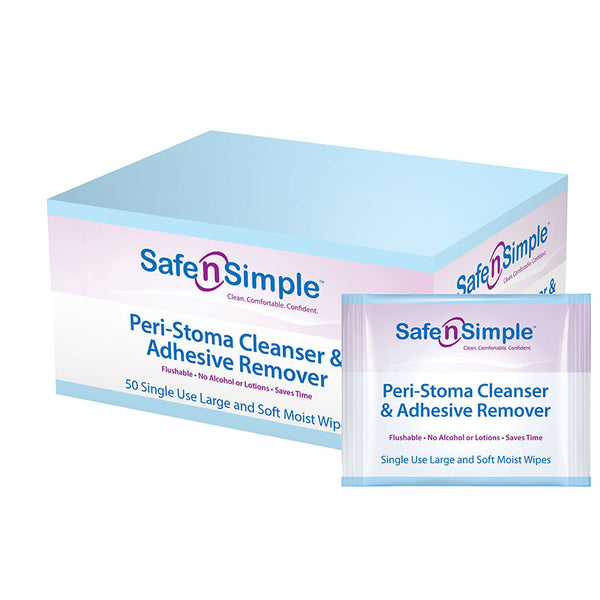 Peri-Stoma Cleanser and Adhesive Remover Wipe