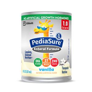 PediaSure 1.0 Cal Enteral Formula Vanilla, 8 oz. Can