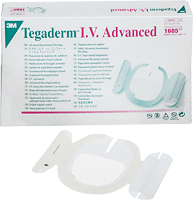 Tegaderm I.V. Transparent Adhesive Advanced Securement Dressing 3-1/2" x 4-1/2"