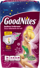 GoodNites Disposable Underwear for Girls Small/Medium Jumbo