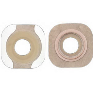 New Image 2-Piece Precut Flat FlexWear Skin Barrier 3/4" with Tape Border