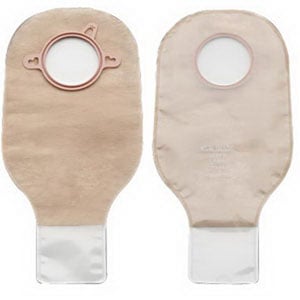 New Image 2-Piece Drainable Pouch 4", Clamp Closure, Ultra Clear
