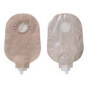 New Image 2-Piece Urostomy Pouch 1-3/4", Transparent.