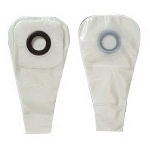 1-Piece Drainable Pouch with Precut 2" Barrier Opening, Pouch Size 2-1/2" with Karaya
