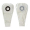 1-Piece Drainable Pouch with Precut 7/8" Barrier Opening, Pouch Size 1-1/4" with Karaya