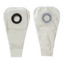 1-Piece Drainable Pouch with Precut 1-3/8" Barrier Opening, Pouch Size 1-3/4" with Karaya