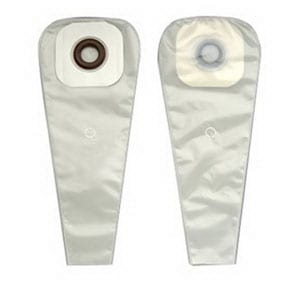 1-Piece Drainable Pouch with Precut 7/8"  Barrier Opening, Pouch Size 1-1/4" with Karaya