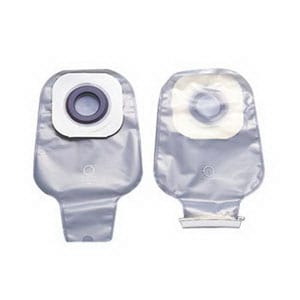 Premier 1-Piece Drainable Pouch with Precut 1-1/2" Barrier Opening, Pouch Size 2" with Karaya