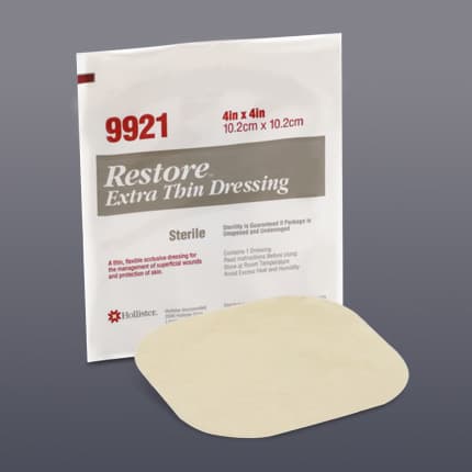 Restore Extra Thin Hydrocolloid Dressing 4" x 4"