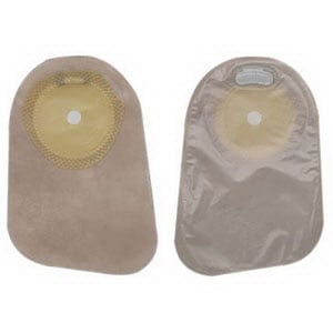Premier 1-Piece Closed-End Pouch Cut-to-Fit 3" x 2-1/2" with Filter and SoftFlex Skin Barrier, Beige