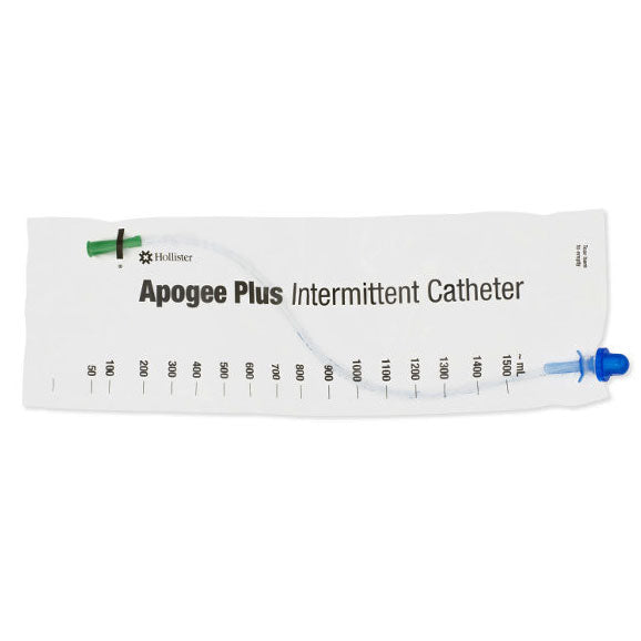 Apogee Plus Coude Closed System Catheter 12 Fr 16" 1500 mL