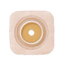 Sur-fit Natura Stomahesive Cut-to-fit Flexible Wafer 4" x 4" Flange 1-1/4" Tan