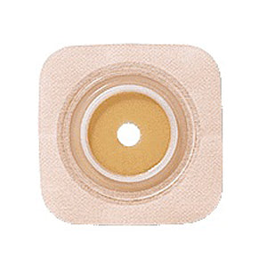 Sur-fit Natura Stomahesive Cut-to-fit Flexible Wafer 4" x 4" Flange 1-1/4" Tan