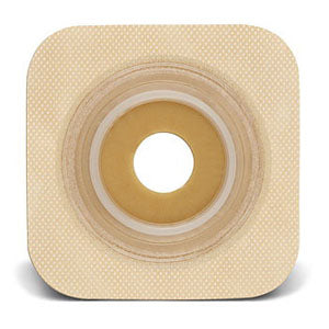Sur-fit Natura Stomahesive Flexible Pre-cut Wafer 4" x 4" Stoma 1/2"