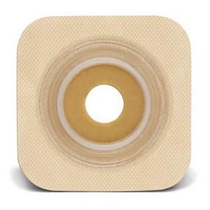 Sur-fit Natura Stomahesive Flexible Pre-cut Wafer 4" x 4" Stoma 7/8"