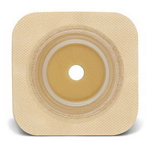 Sur-Fit Natura Durahesive Cut-to-Fit Skin Barrier 4" x 4" without Tape, 1-1/4" Flange
