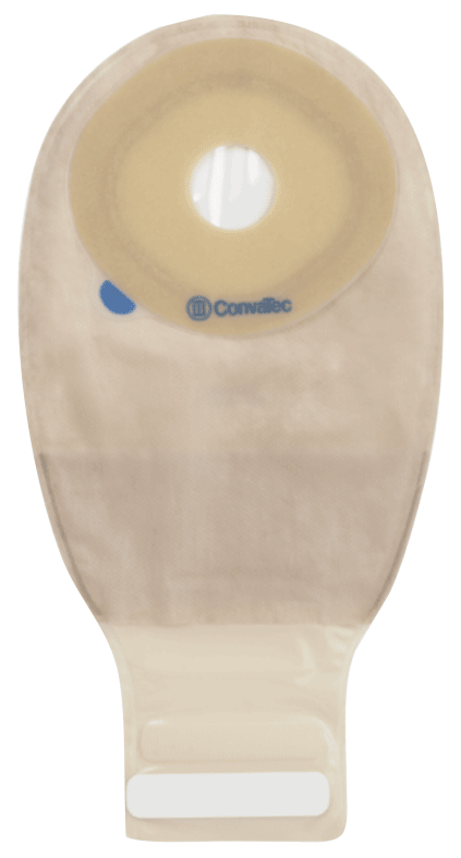 Esteem + One-Piece Drainable Pre-Cut Pouch with InvisiClose, Modified Stomahesive, 12" Panel Transparent, 1"