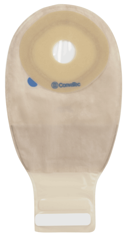 Esteem + One-Piece Drainable Pre-Cut Pouch w/"visiClose, Modified Stomahesive, 12" panel Tranparent, 1 3/8"