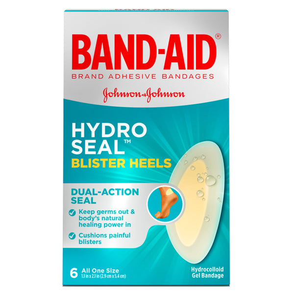 Band-Aid Hydro Seal Blister Heels, 6 ct