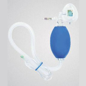 Adult Resuscitation Device with Mask and Oxygen Reservoir Bag, With PEEP Valve