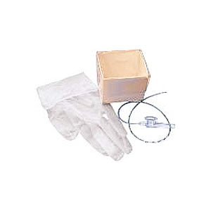 AirLife Tri-Flo Cath-N-Glove Economy Suction Kit 14 Fr with 2 Powder-Free Vinyl Gloves