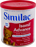 Similac Soy Isomil w/Iron, 12.4 oz.