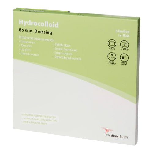 Cardinal Health Hydrocolloid Dressing, 6" x 6"