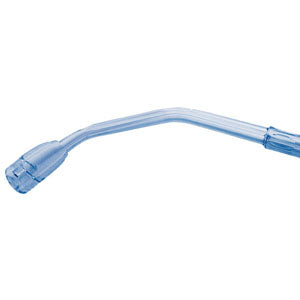 Medi-Vac Clear Yankauer Sterile Suction Handle with Control Vent and Bulbous Tip