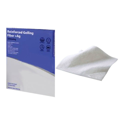 Cardinal Health Reinforced Gelling Fiber +Ag, 2" x 2"