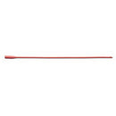 Smooth Tip Red Rubber Intermittent Catheter 14 Fr 16"