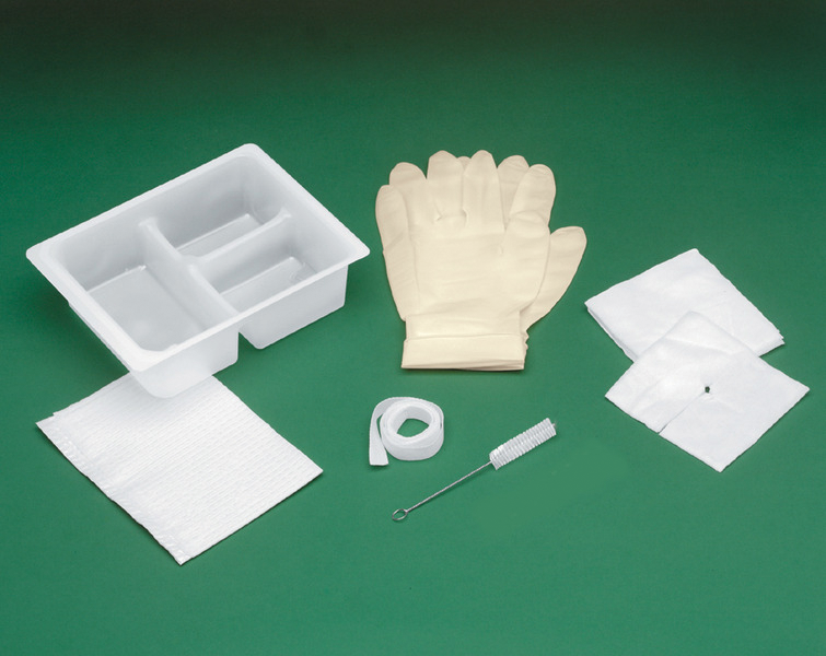 Basic Tracheostomy Clean and Care Tray 4" x 4"