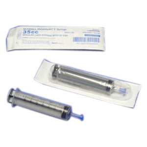Monoject Rigid Pack Luer-Lock Tip Syringe 35 mL