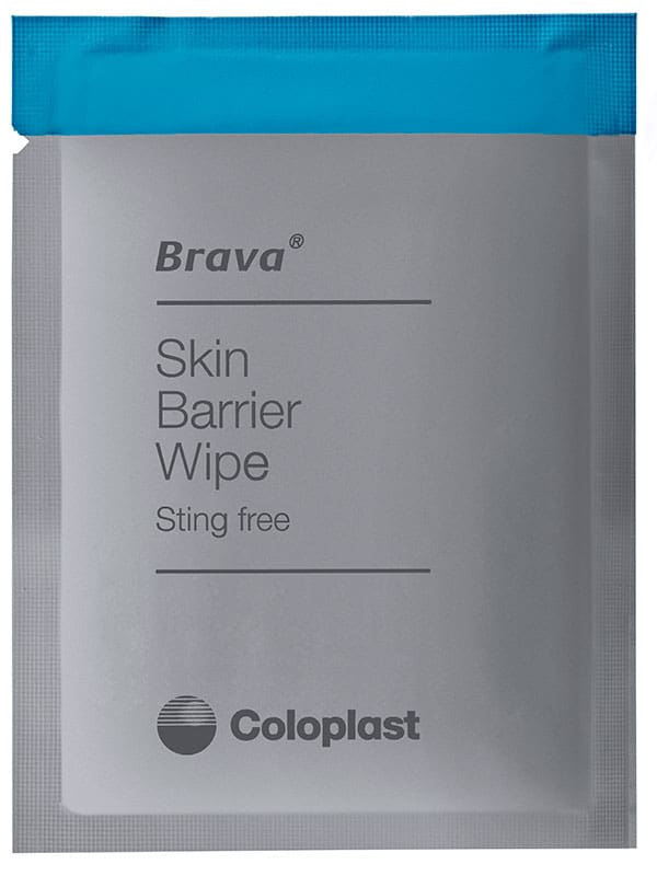 Brava Skin Barrier Wipe, Sting-Free, Alcohol-Free, Silicone-Based