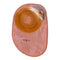 Assura 1-Piece Closed Pouch Oval Precut 1-3/8", Opaque