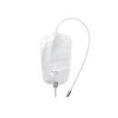 Conveen Security + Leg Bag with Clamp, Tubing, Non-Latex Straps, 17 fl oz, 500 mL