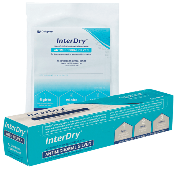 InterDry Textile with Antimicrobial Silver Complex 10" x 36"