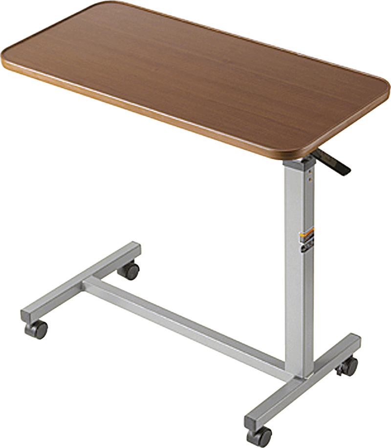 Auto-Touch Overbed Table, 30" x 15" x 3/4", 29" to 45"