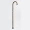 Brazos Twisted Oak Crook Neck Classic Wood Cane, Brown