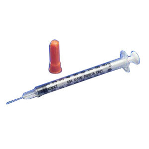 Monoject Rigid Pack Regular Tip Insulin Syringe 1 mL