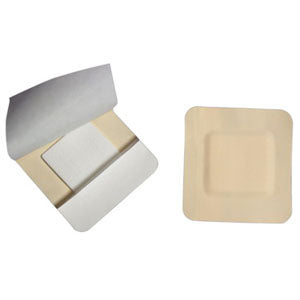 Kendall Border Foam Gentle Adhesion Dressing 3.5" x 3.5" Pad Size 2" x 2"