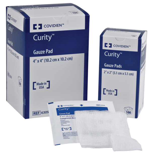 CURITY Sterile Gauze Pads 4" x 4" 12 Ply