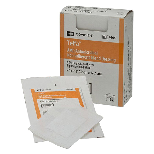 Telfa AMD Island Dressing, 4" x 5", Sterile 1's