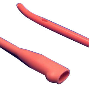 Curity Ultramer Coude Red Rubber Catheter 14 Fr 16"