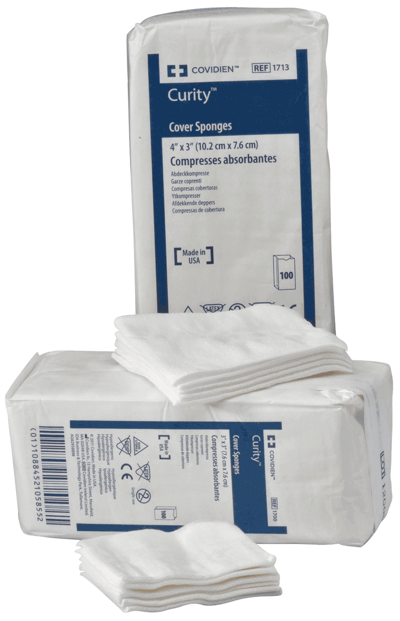 Curity Nonsterile Cover Sponge 4" x 4"