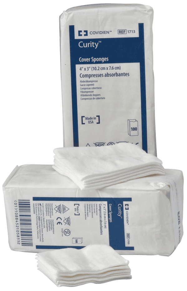 Curity Sterile Cover Sponge 4" x 4"