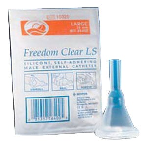 Freedom Clear Long Seal Self-Adhering Male External Catheter
