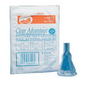 Freedom Clear Advantage Self-Adhering Male External Catheter, 23 mm